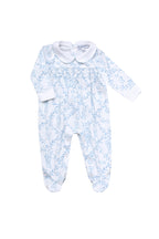 Bears Trellace Smocked Footie
