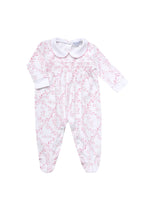 Bears Trellace Smocked Footie