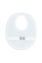Herringbone Embroidered Bib