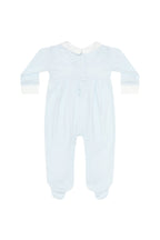 Herringbone Embroidered Footie