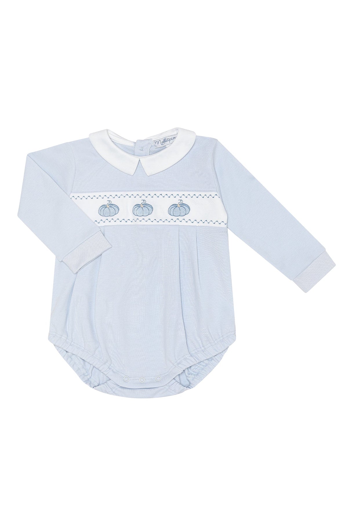 Pumpkin Patch Embroidered Bubble LS
