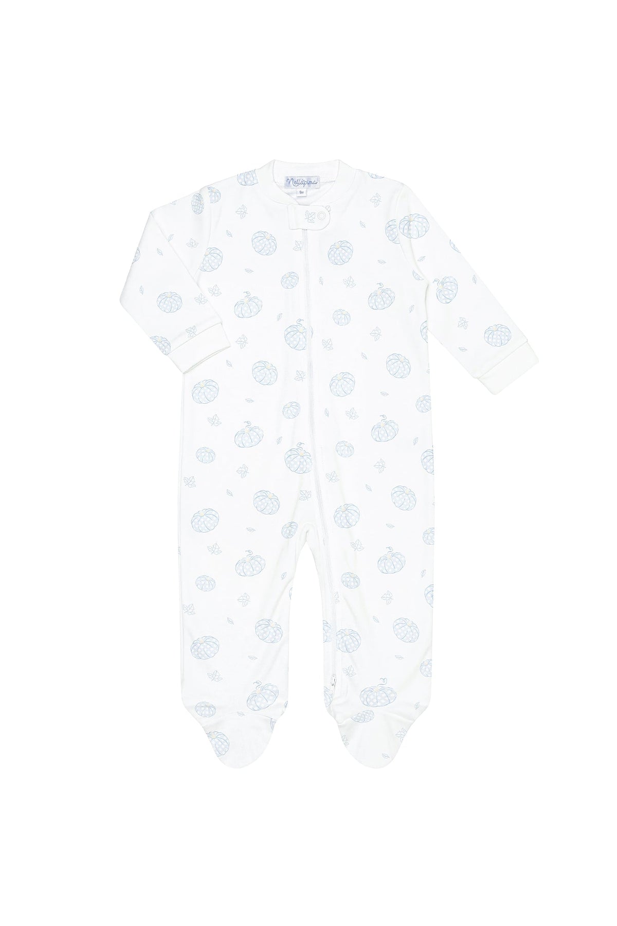 Pumpkin Patch Zipper Footie