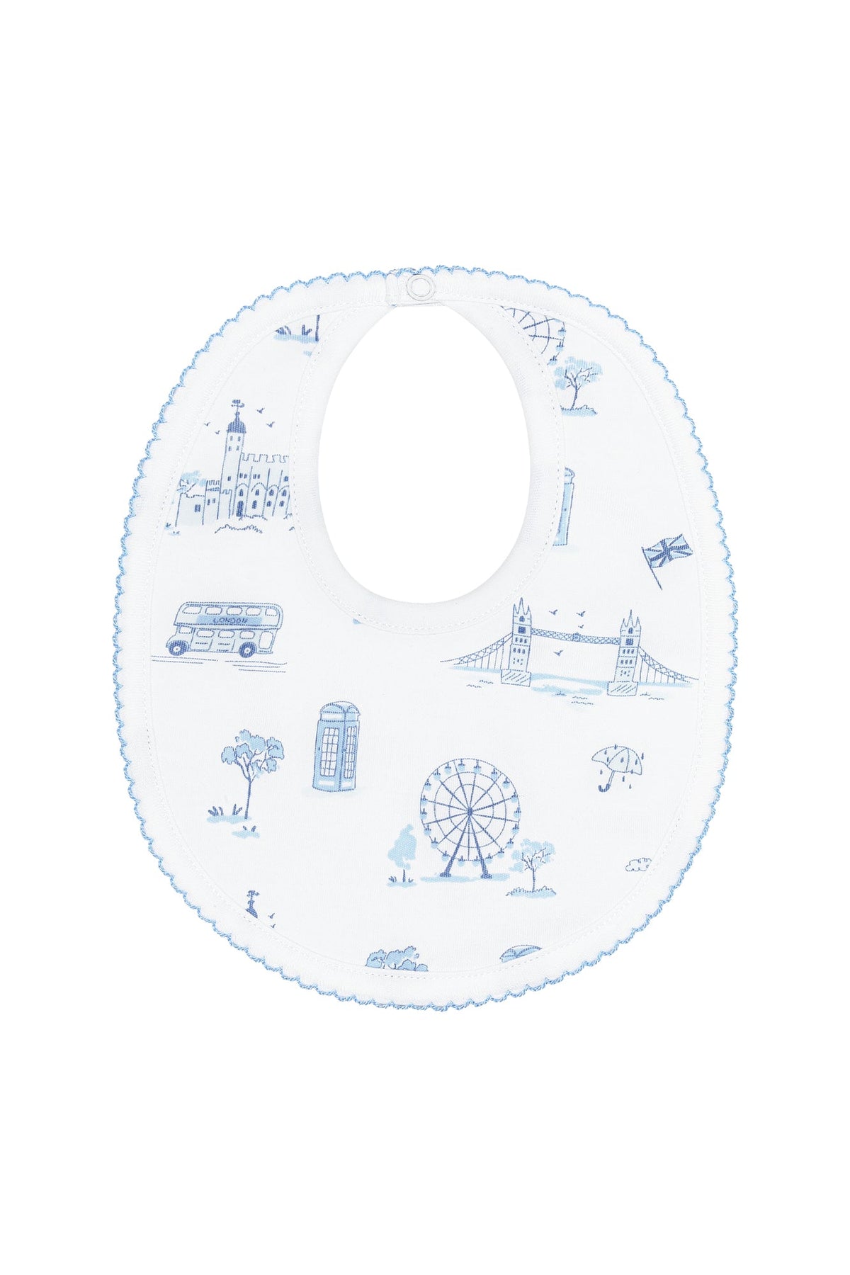 London Toile Bib