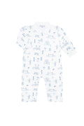 Blue London Toile Romper LS