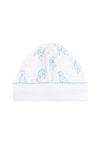 Blue Puppy Love Print Hat