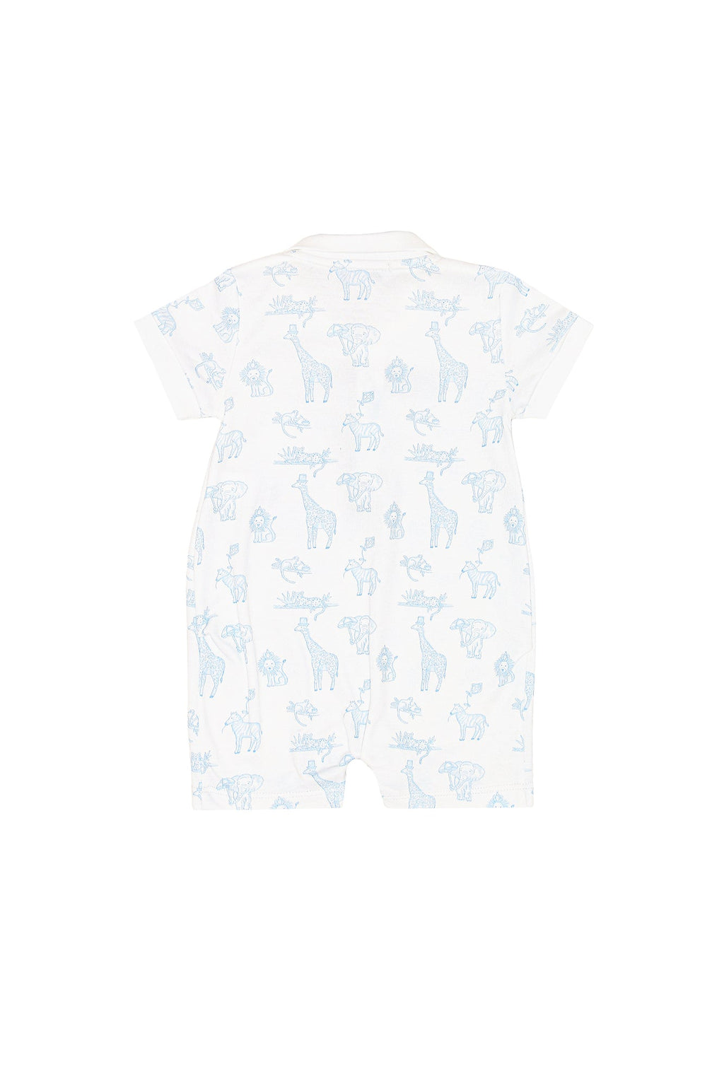 Blue Safari Romper