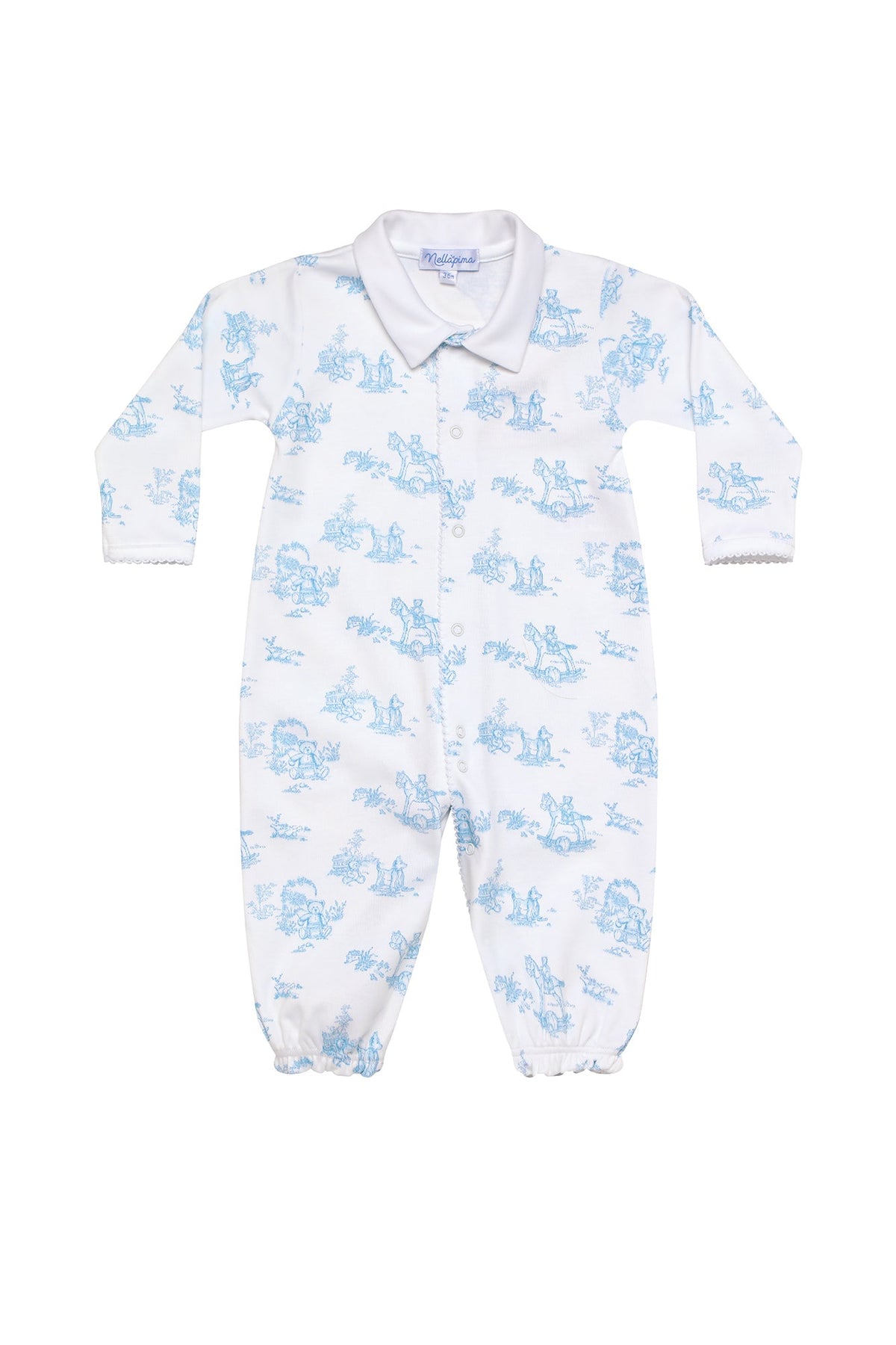 Toile Baby Converter Gown