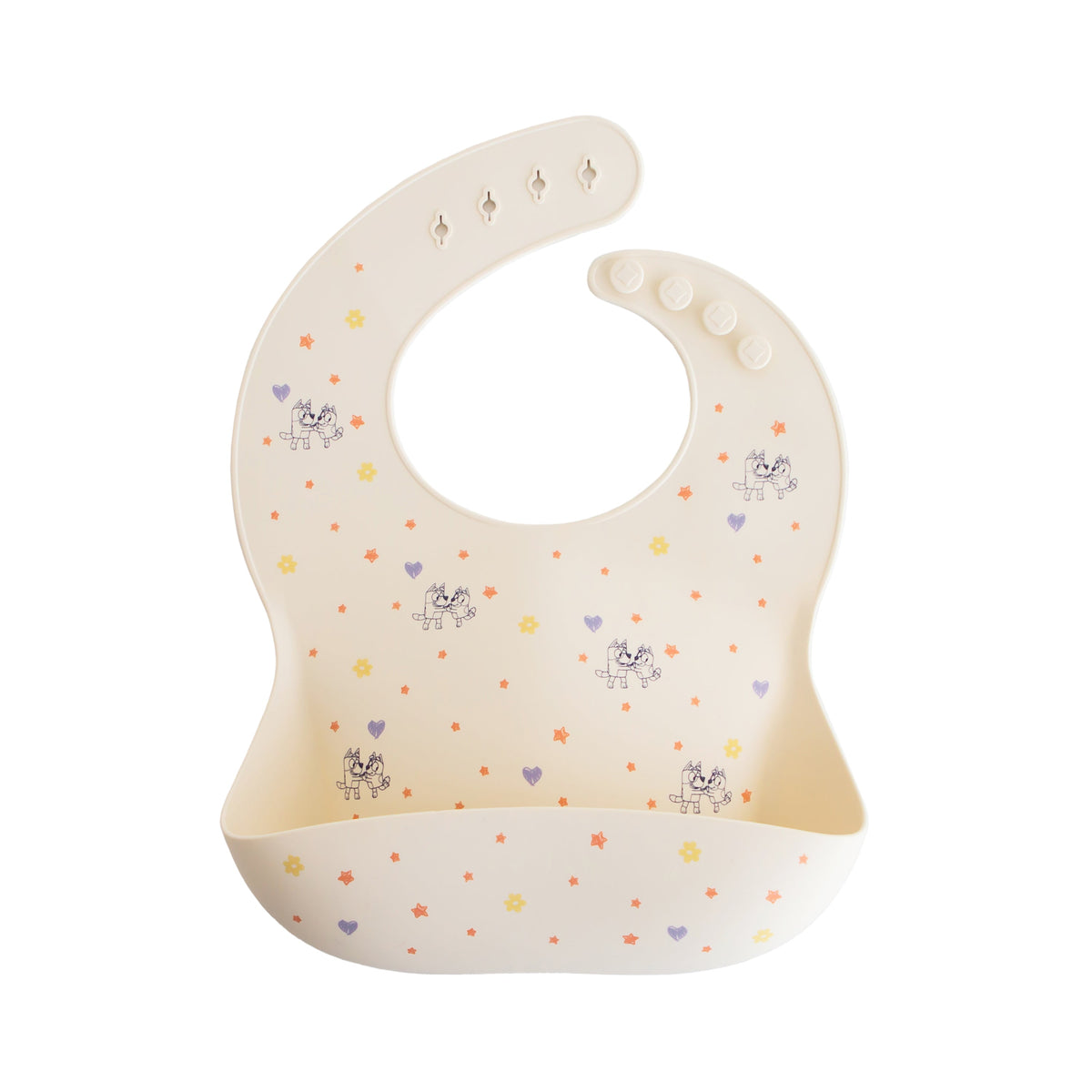 Bluey x Mushie Silicone Baby Bib - Mushie