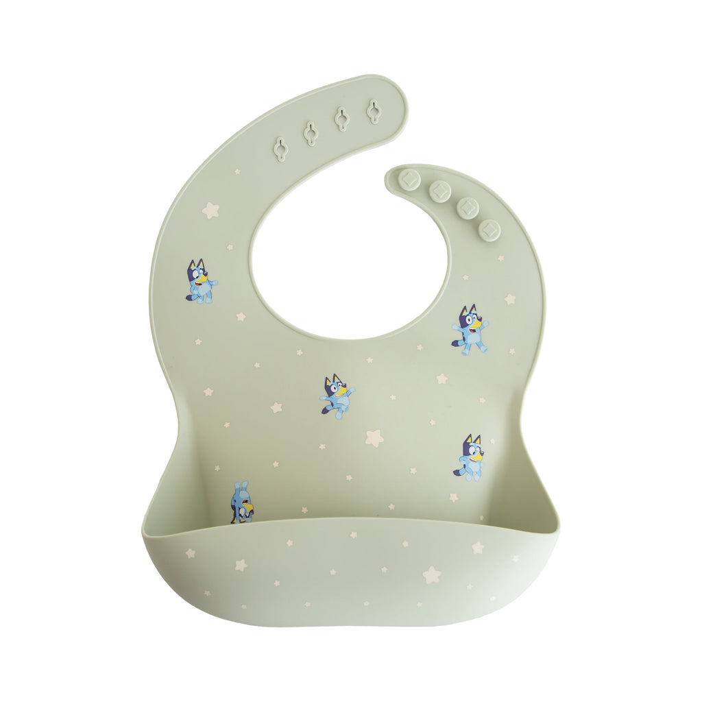 Bluey x Mushie Silicone Baby Bib - Mushie