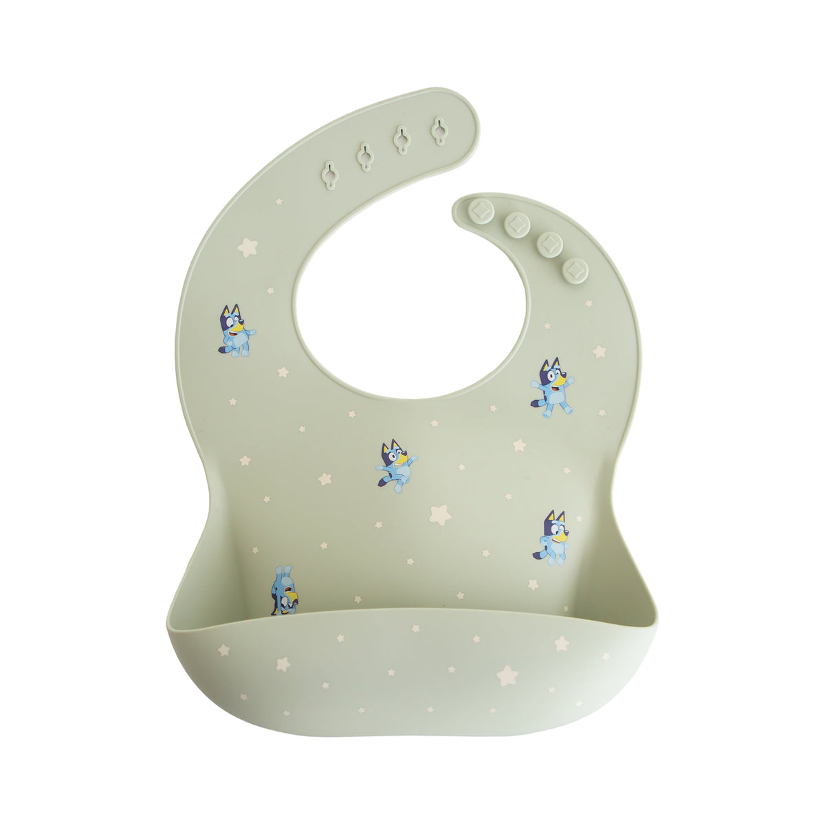 Bluey x Mushie Silicone Baby Bib - Mushie