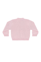 Charming Bow Embroidered knit Cardigan