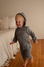 Moonstone | Organic Cozy Zipper Romper