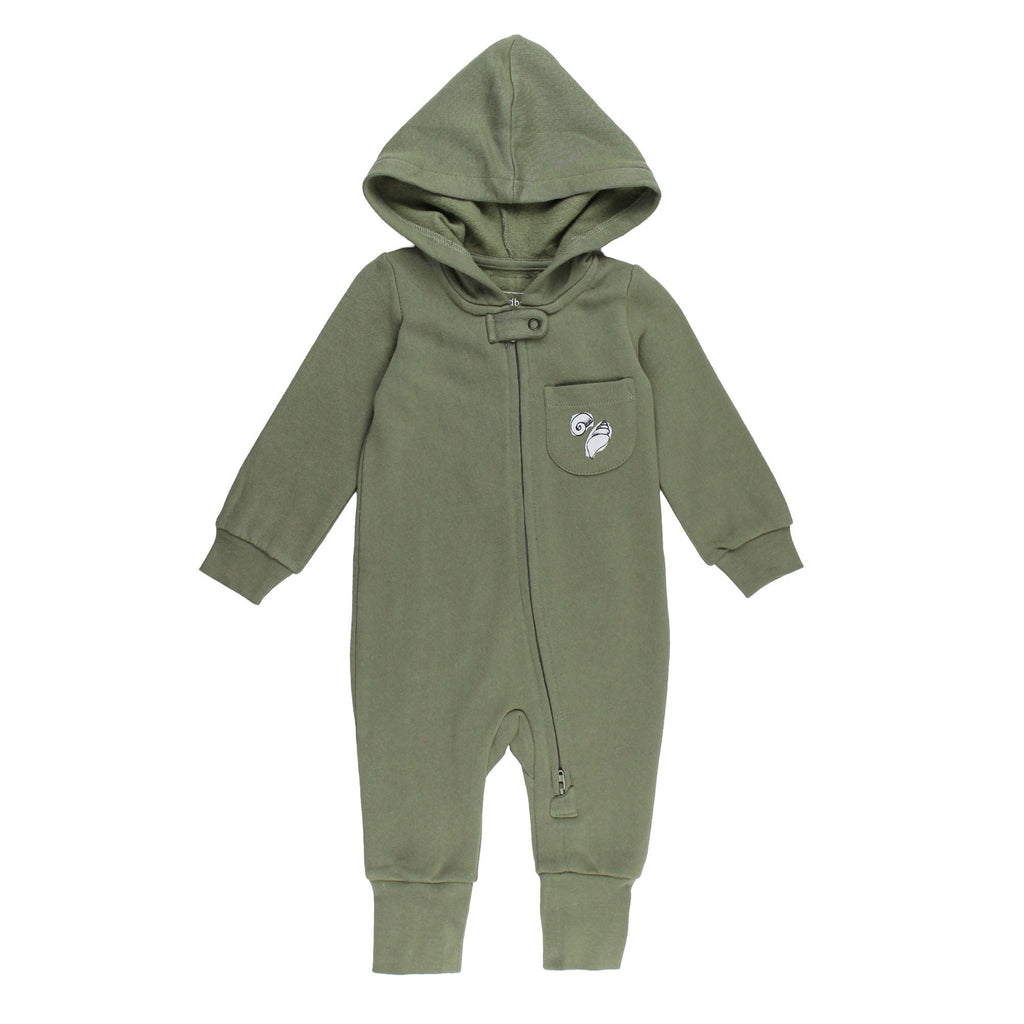 Organic Cozy Zipper Romper