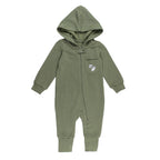 Organic Cozy Zipper Romper