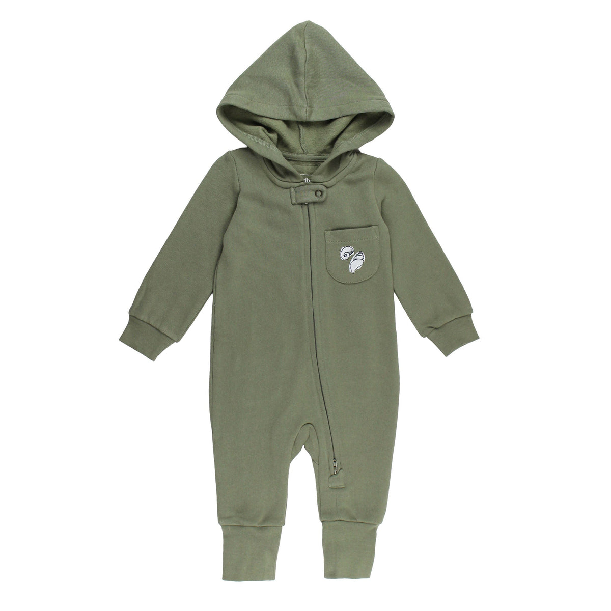 Organic Cozy Zipper Romper