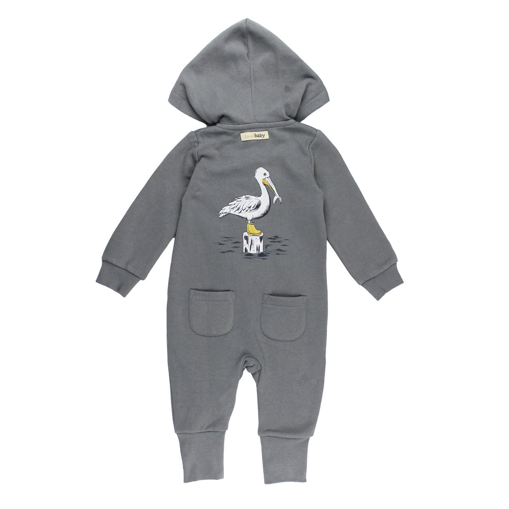 Organic Cozy Zipper Romper