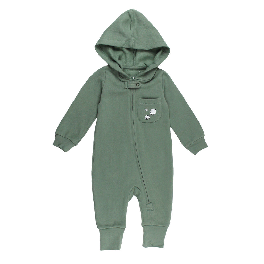 Organic Cozy Zipper Romper