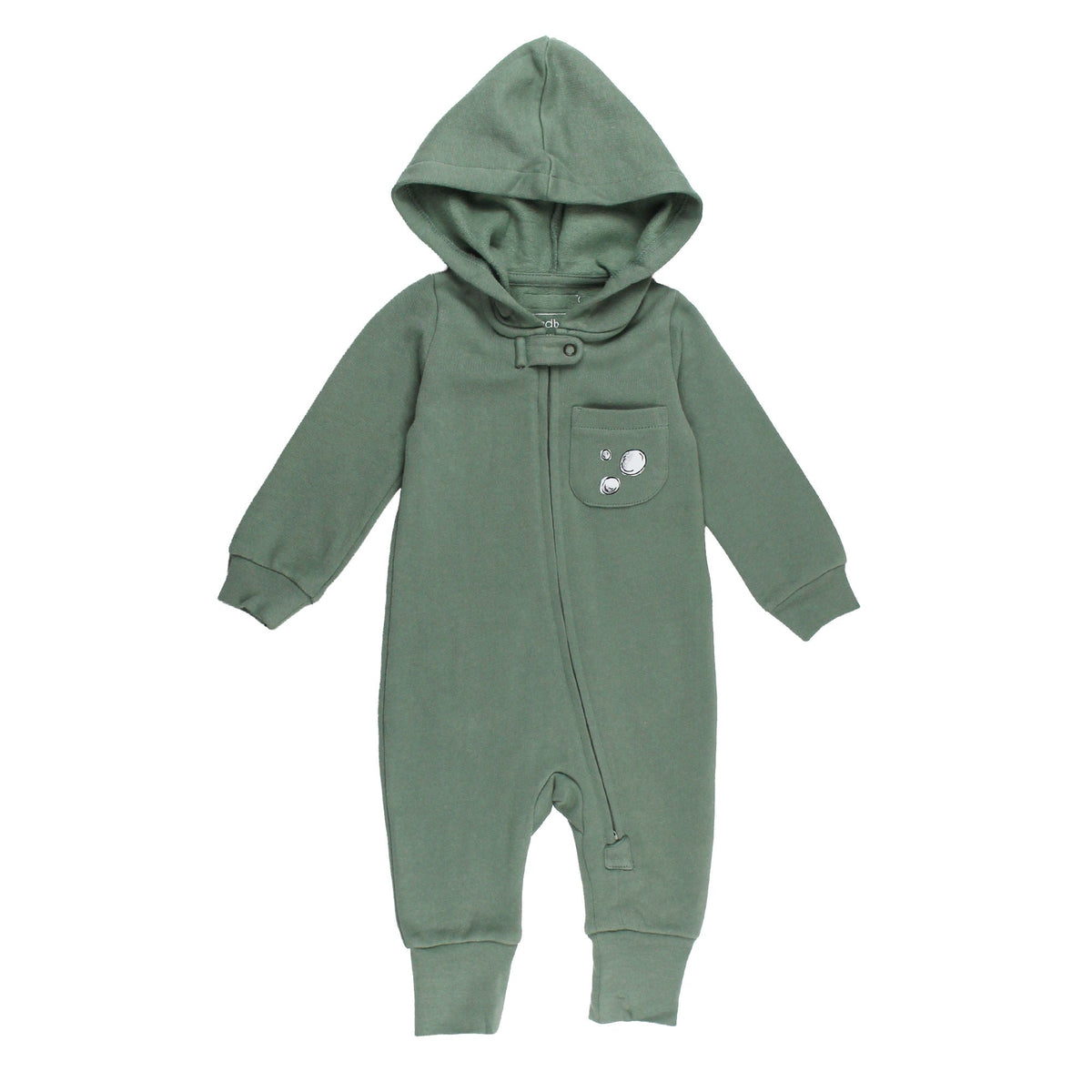 Organic Cozy Zipper Romper