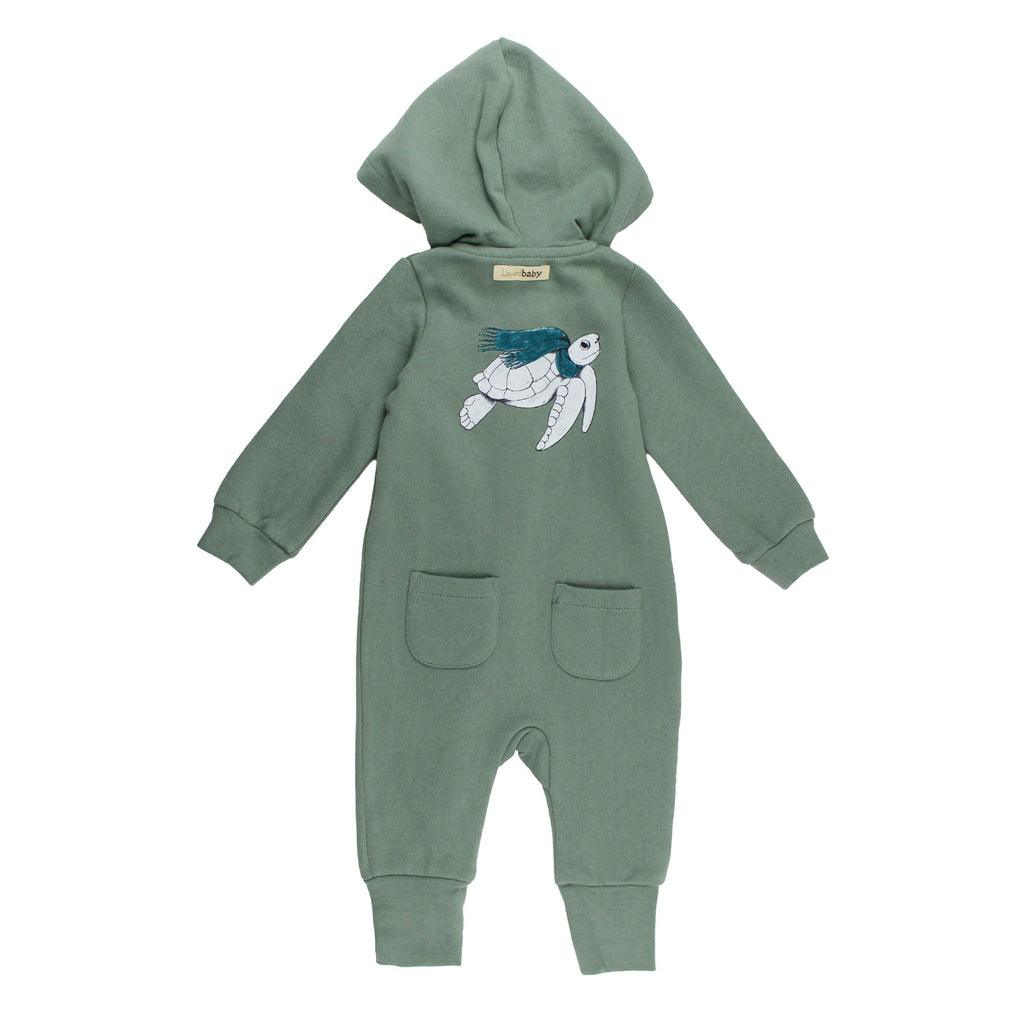 Organic Cozy Zipper Romper