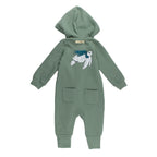 Organic Cozy Zipper Romper