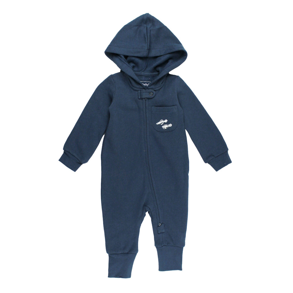 Organic Cozy Zipper Romper