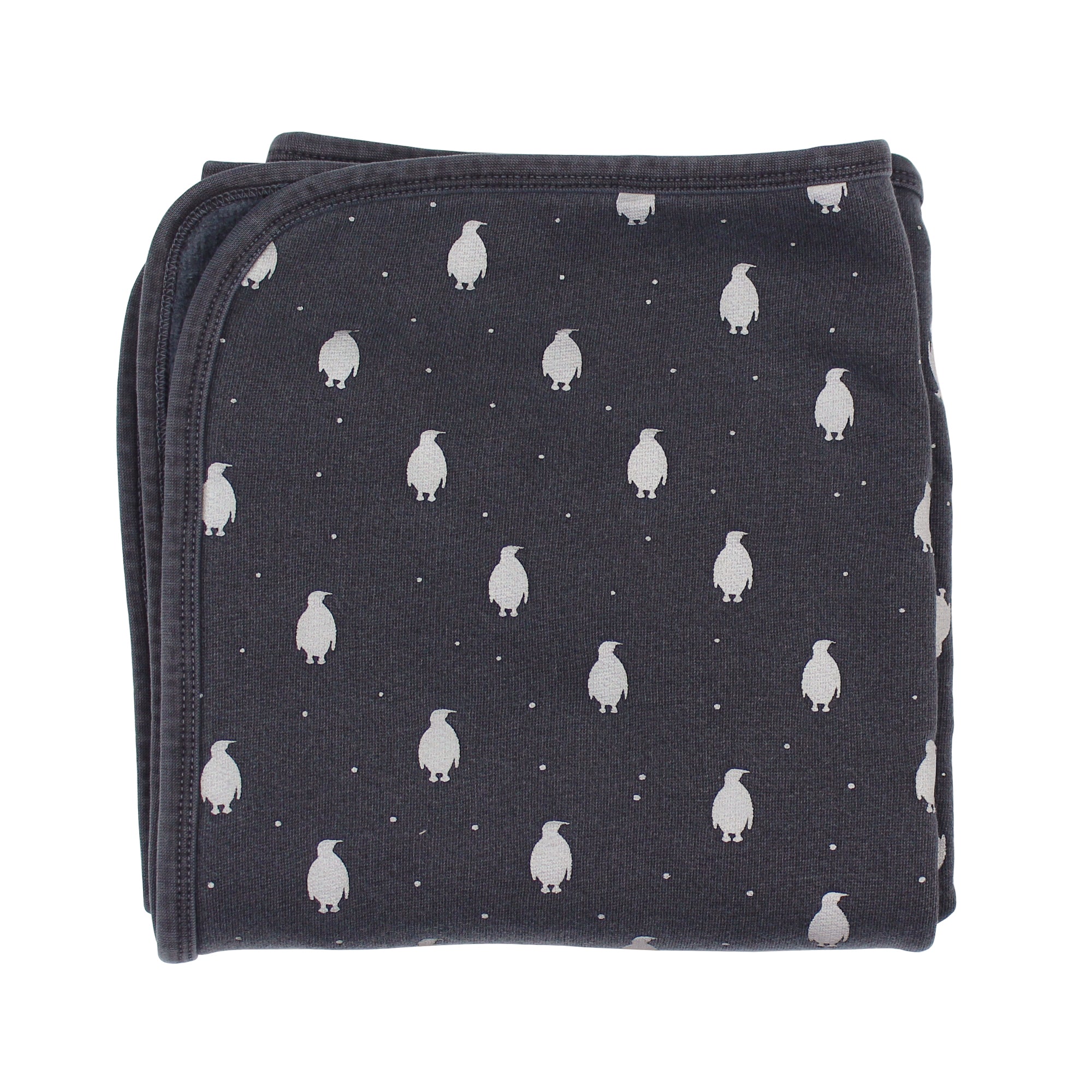 Coal Penguin | Organic Cozy Blanket