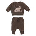 Bark Moose | Organic Cozy Graphic Sweatshirt & Jogger Set