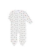 Christmas Reindeer Zipper Footie