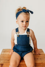 Denim | Denim Smocked Headband