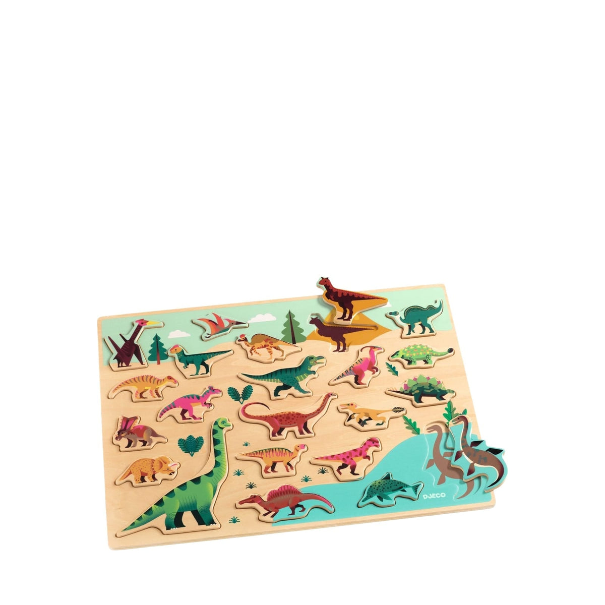 Puzzlo Dino Wooden Puzzle