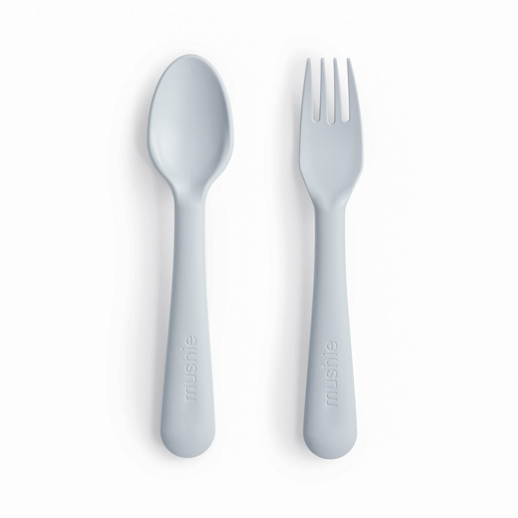 Dinnerware Fork and Spoon Set - Mushie