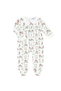 Equestrian Chase Smocked Footie