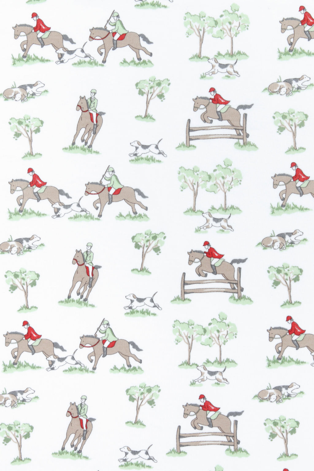 Equestrian Chase Receiving Blanket