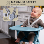Evrloop Sustainable 3-in-1 High Chair - Design that Grows with Your Child