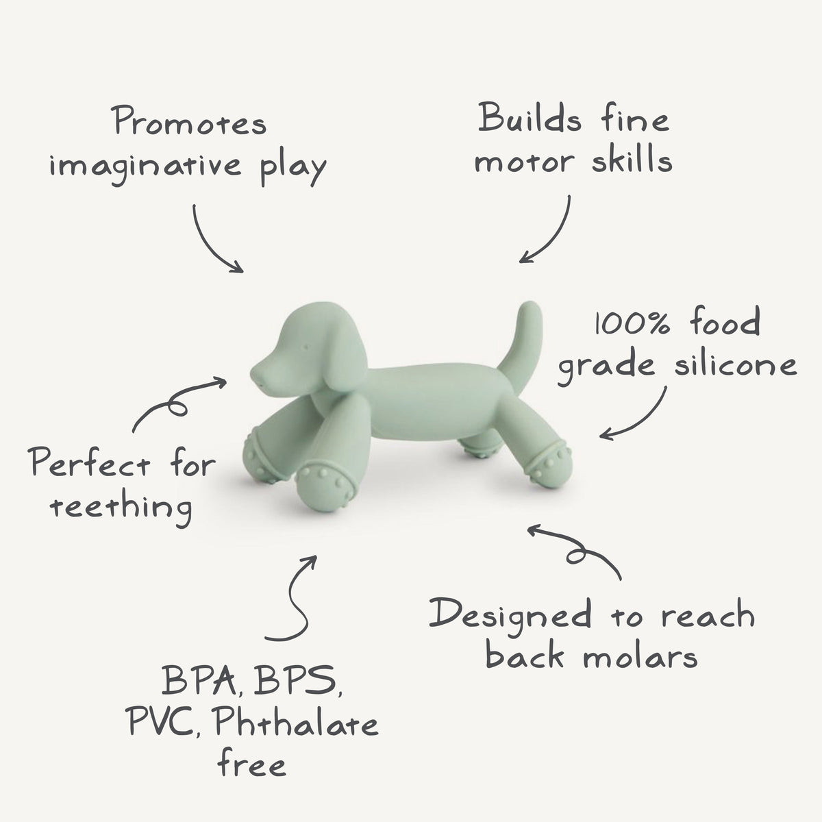 Figurine Teether - Mushie