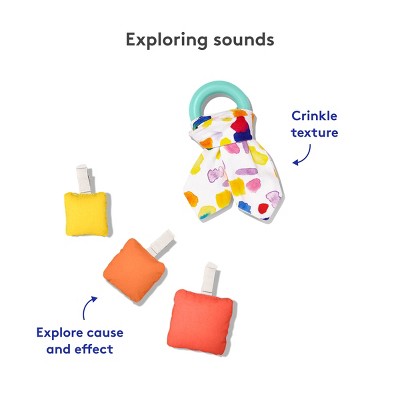 Lovevery The Play Gym: Encourages Color Recognition, Developmental Toys, Multiple Position Options, Multiple Textures