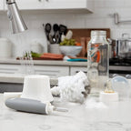 OXO Tot Bottle Brush with Stand - Gray: Cleaning Tools and Accessories