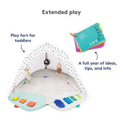 Lovevery The Play Gym: Encourages Color Recognition, Developmental Toys, Multiple Position Options, Multiple Textures