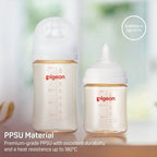 Pigeon Nurture & Nest Wide-Neck and Anti-colic PPSU BPA-Free Baby Bottle with Nipple