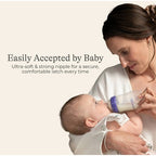Lansinoh Anti-Colic Baby Bottles with Nipples - 3pk