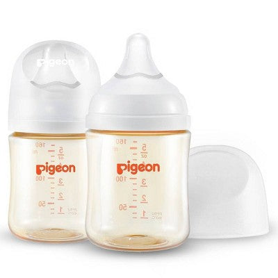 Pigeon Nurture & Nest Wide-Neck and Anti-colic PPSU BPA-Free Baby Bottle with Nipple