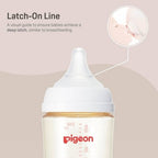 Pigeon Nurture & Nest Wide-Neck and Anti-colic PPSU BPA-Free Baby Bottle with Nipple