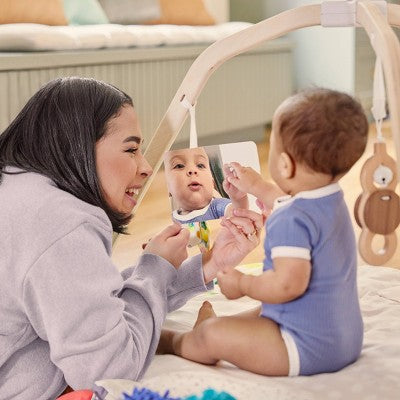 Lovevery The Play Gym: Encourages Color Recognition, Developmental Toys, Multiple Position Options, Multiple Textures