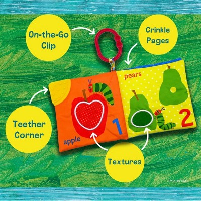 Eric Carle Hungry Caterpillar Soft Book - White: Numbers, Sensory Development, BPA-Free