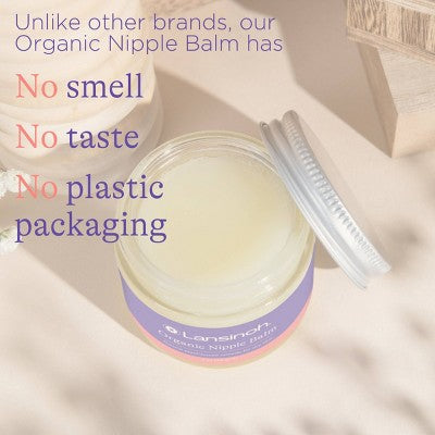 Lansinoh Organic Nipple Butter for Breastfeeding & Postpartum Care - 2oz