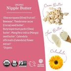 Earth Mama Organic Nipple Butter for Breastfeeding - 2 fl oz: Moisturizing, Soothing, Petroleum-Free, Non-Toxic