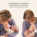 Lansinoh Anti-Colic Baby Bottles with Nipples - 3pk