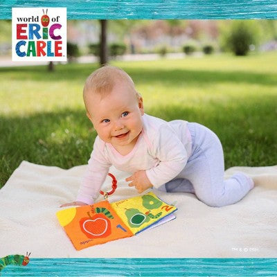 Eric Carle Hungry Caterpillar Soft Book - White: Numbers, Sensory Development, BPA-Free