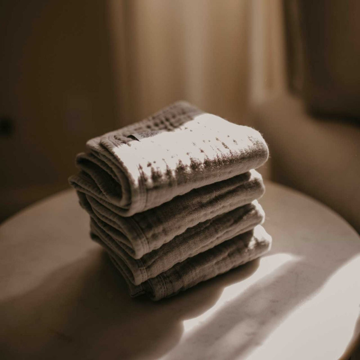 Set Gris - Paños de muselina para eructos (paquete de 4)