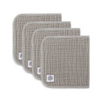 Set Gris - Paños de muselina para eructos (paquete de 4)
